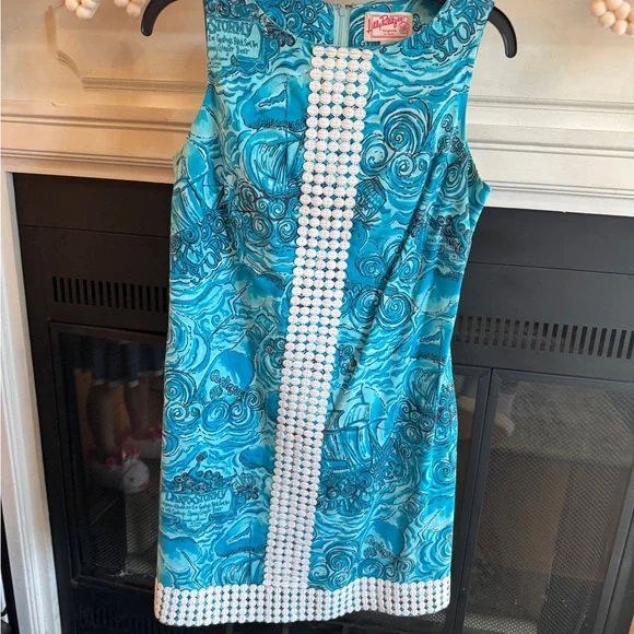 Lilly Pulitzer Original Dark n stormy shift - Picture 2 of 4
